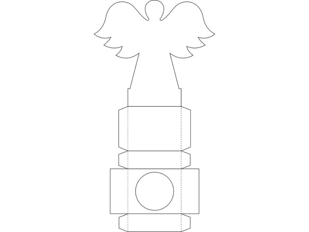 molde anjo para batizado pdf