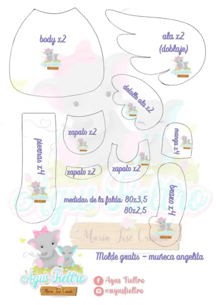 molde anjo porta bombom