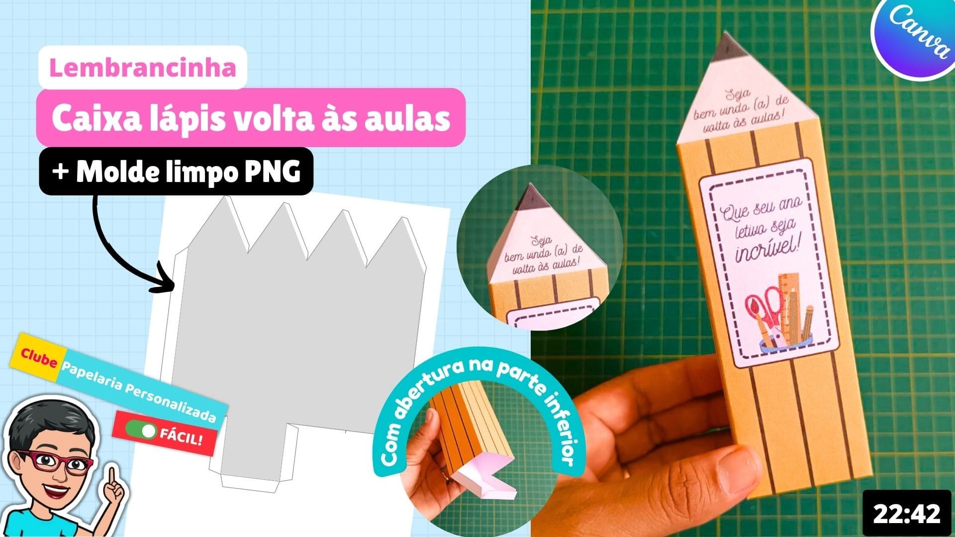 molde caixa maleta com visor para lembrancinha