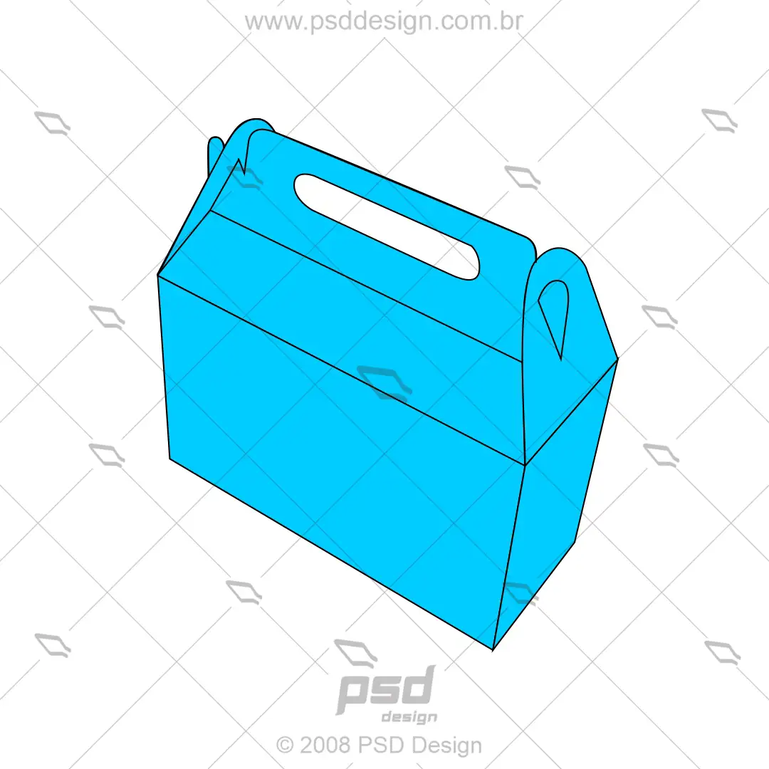 molde caixa maleta com visor para lembrancinha