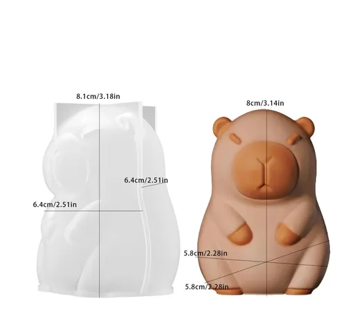molde capivara de pano