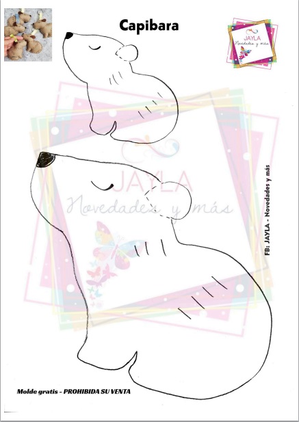 molde capivara silicone