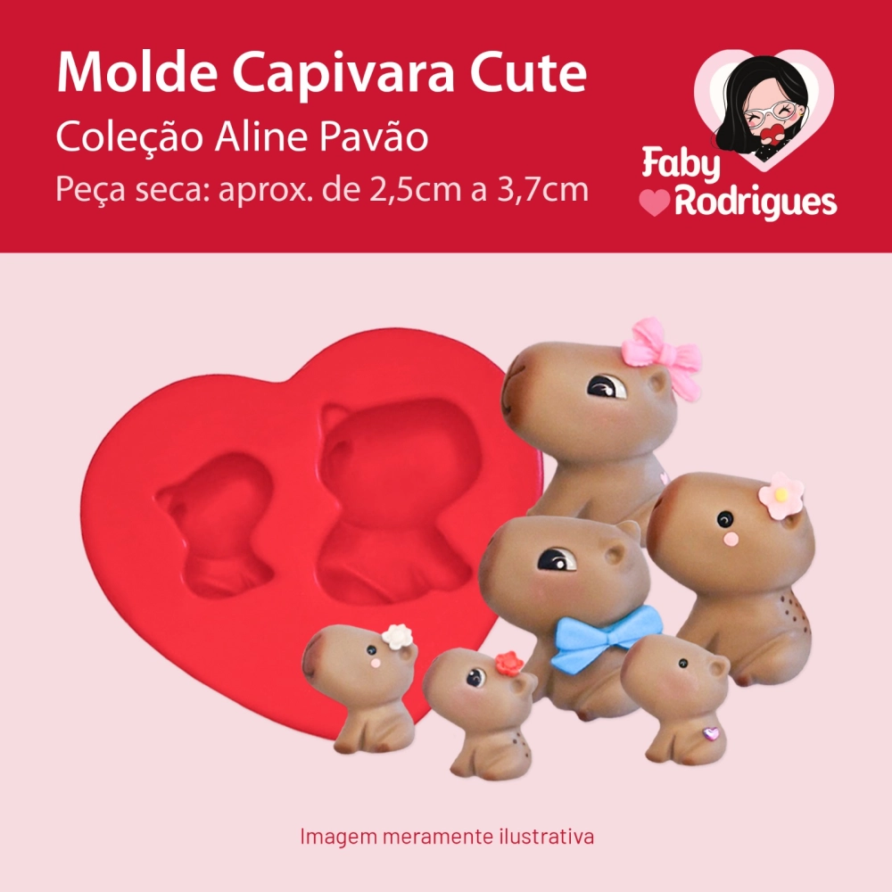 molde capivara grátis