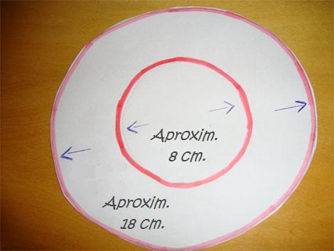 molde chapéu de bruxa infantil