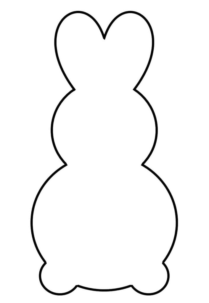 molde coelho para imprimir grátis
