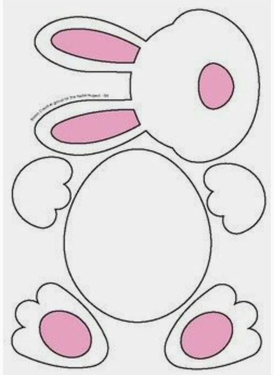 molde coelho para máscara