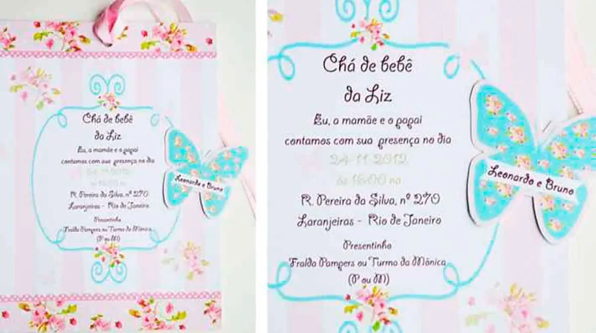 convite cha de fralda barato e bonito onde encontrar