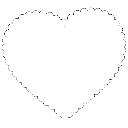 moldes de coração variados