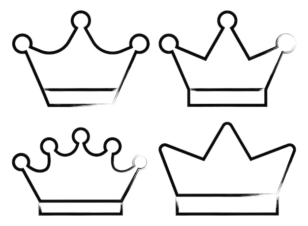 Molde coroa de princesa para imprimir