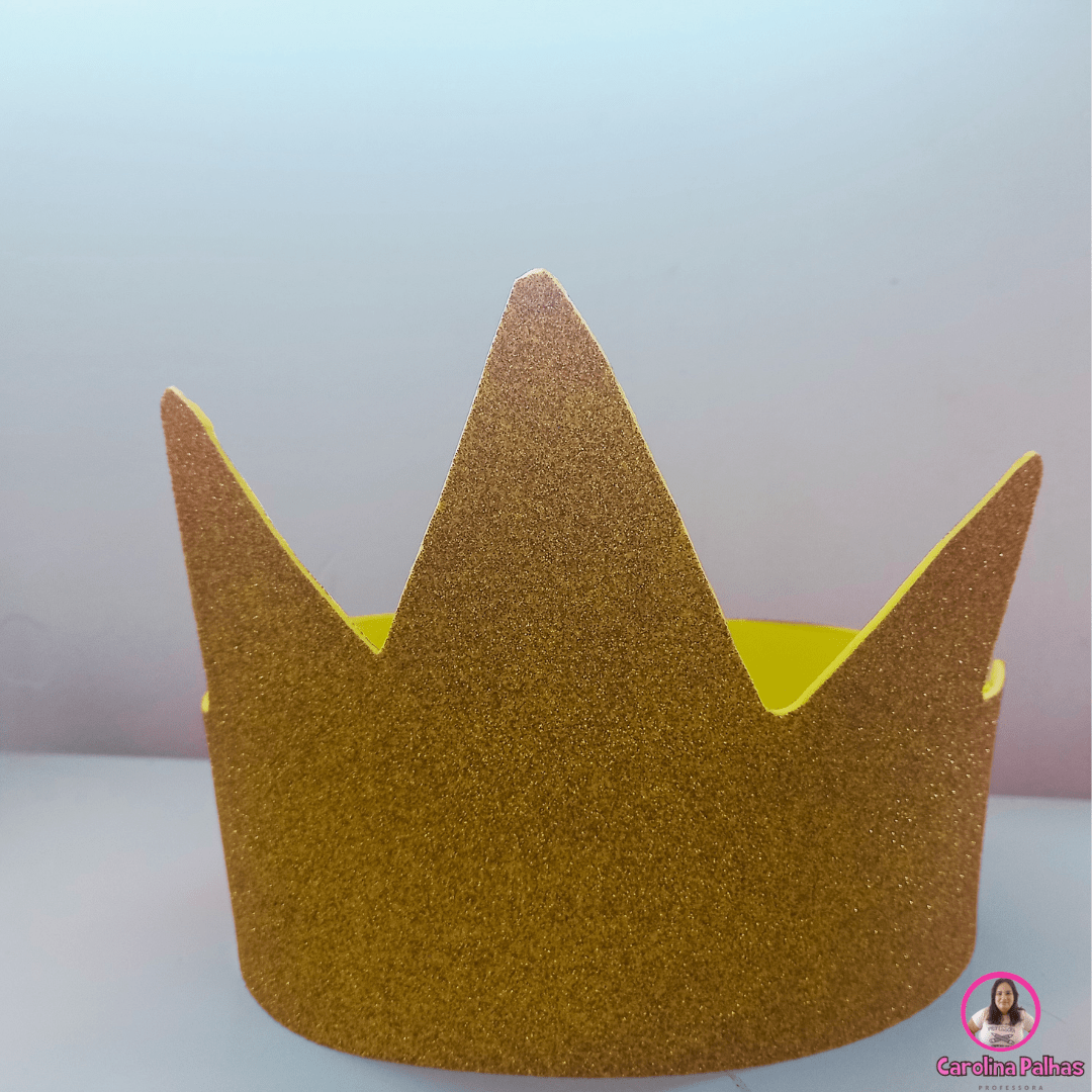 Molde coroa para lembrancinha