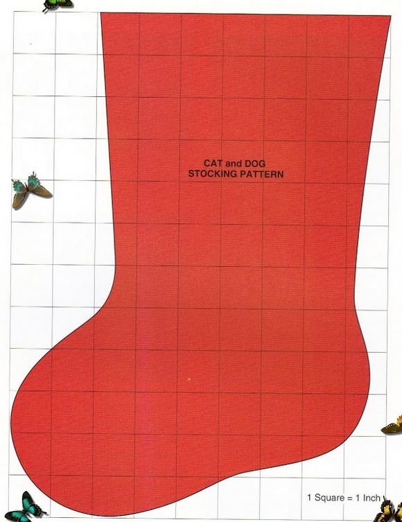 molde bota de papai noel tamanho real