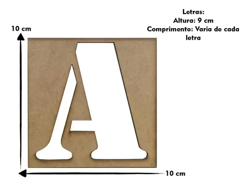 molde letra A para artesanato em EVA