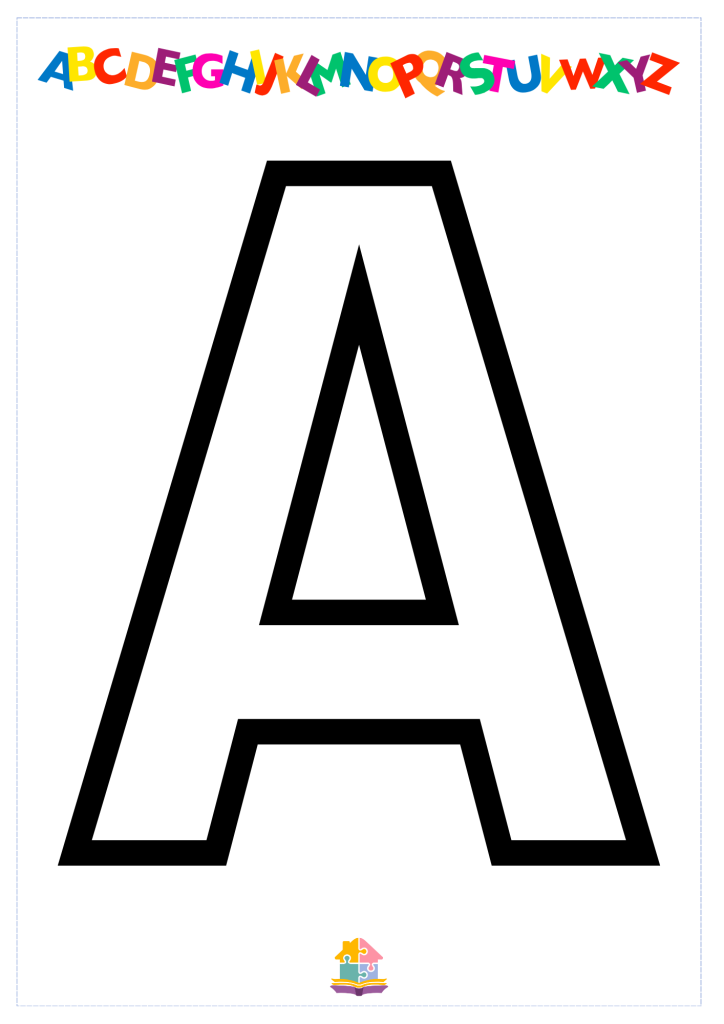 download molde letra A PDF
