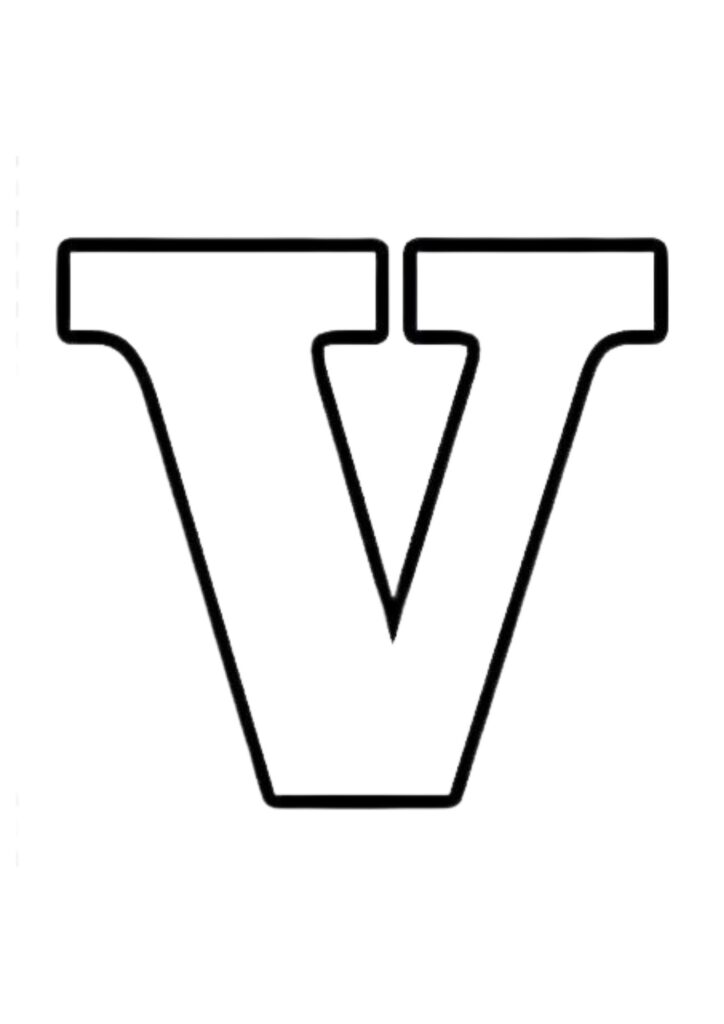 moldes de letras para colorir