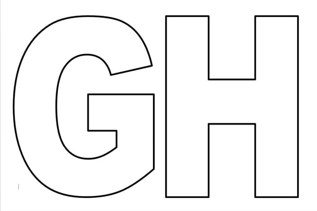 moldes de letras para colorir