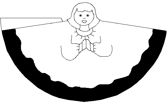 molde de anjo de natal para recortar