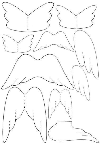 molde de anjo em eva passo a passo