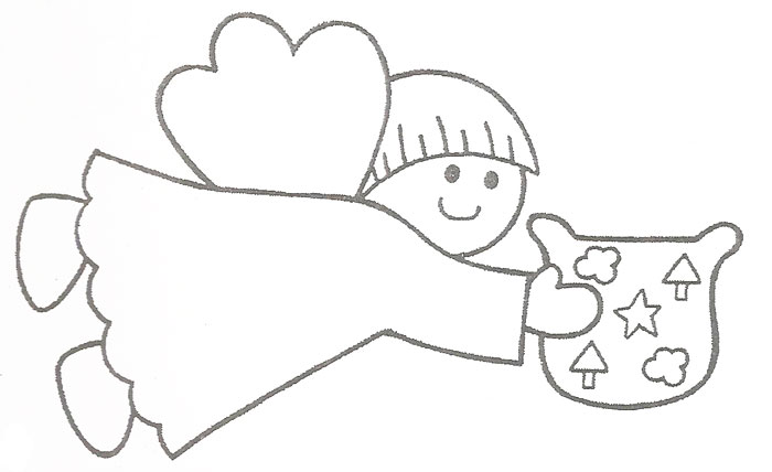 desenho de anjo em eva para imprimir