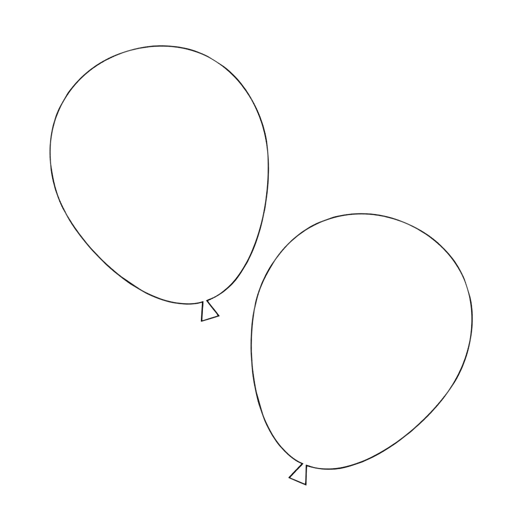 molde de balão em eva