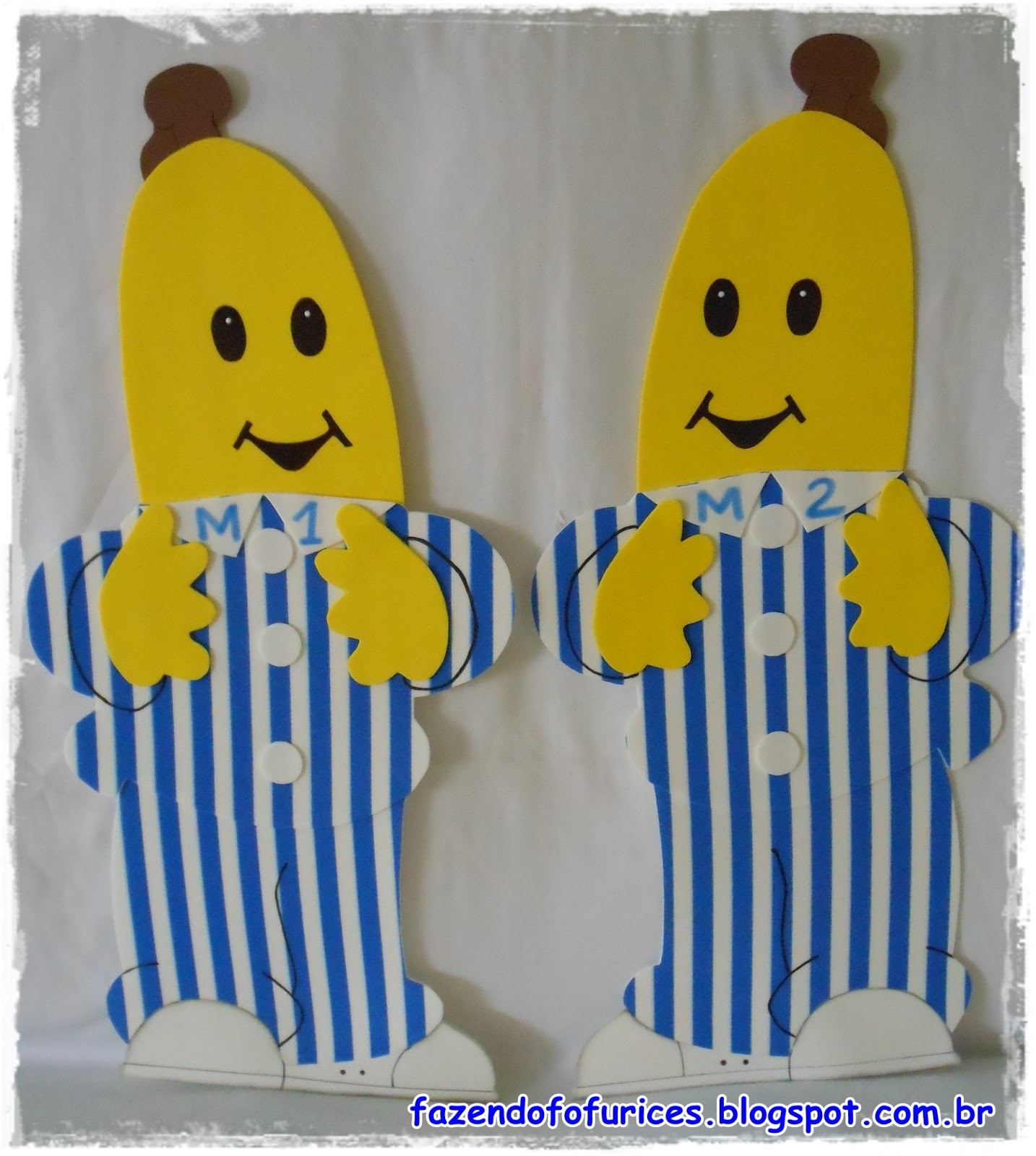 molde de banana em pdf