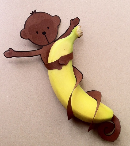 molde de banana para chaveiro
