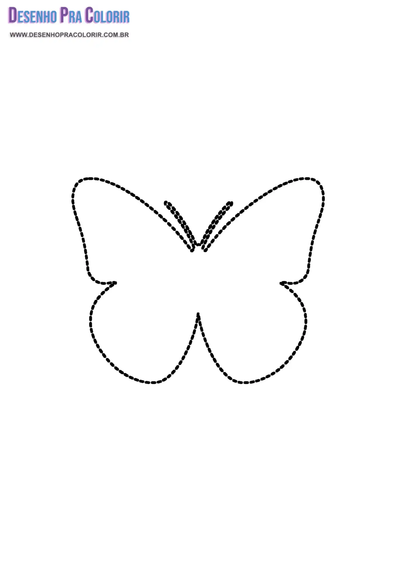 molde de borboleta para imprimir