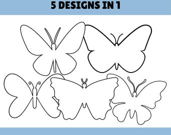 quanto custa comprar moldes de borboleta premium para artesanato