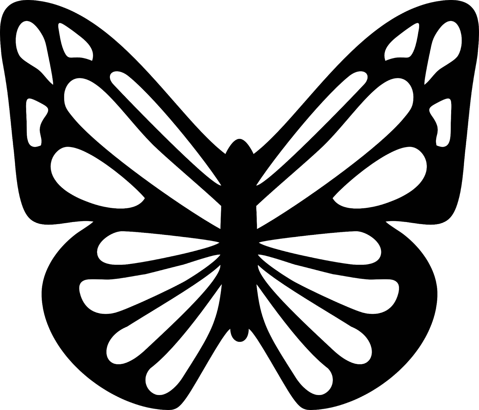 molde de borboleta para festa