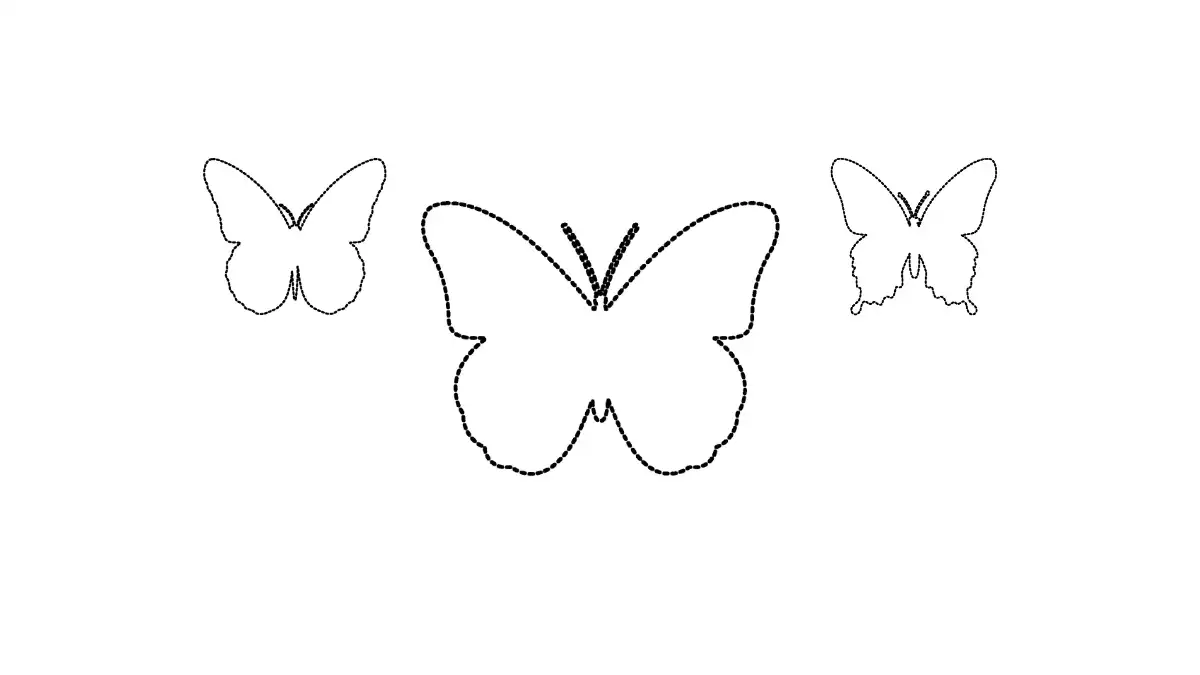 molde de borboleta 3D para imprimir