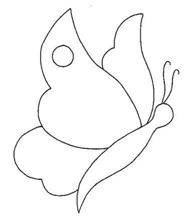 molde de borboleta para janela