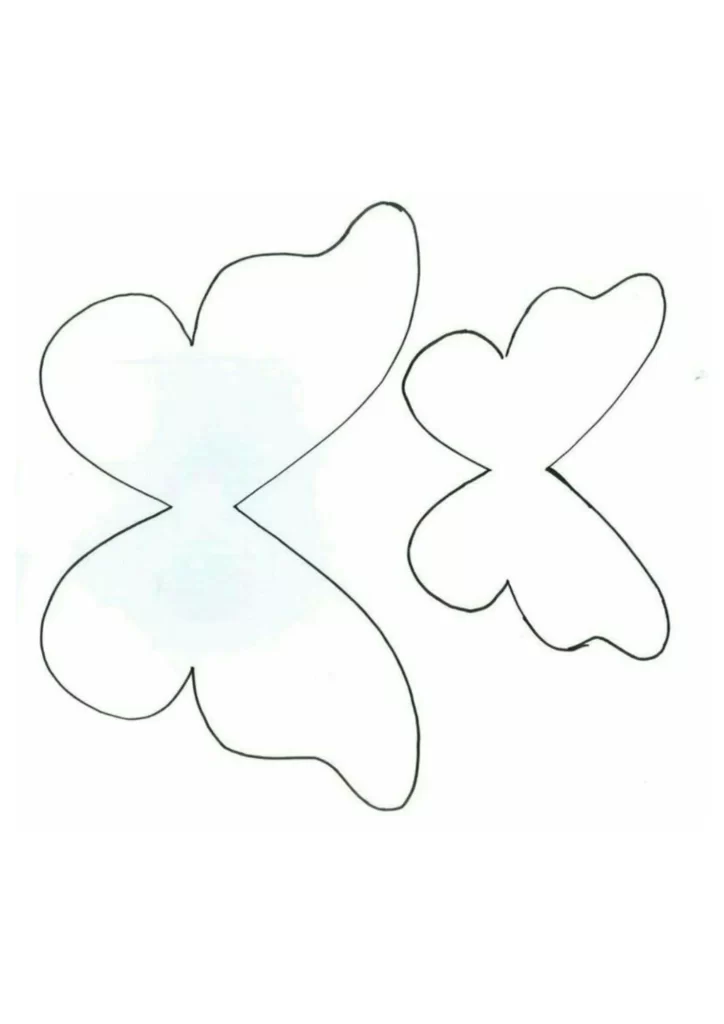 molde de borboleta para parede