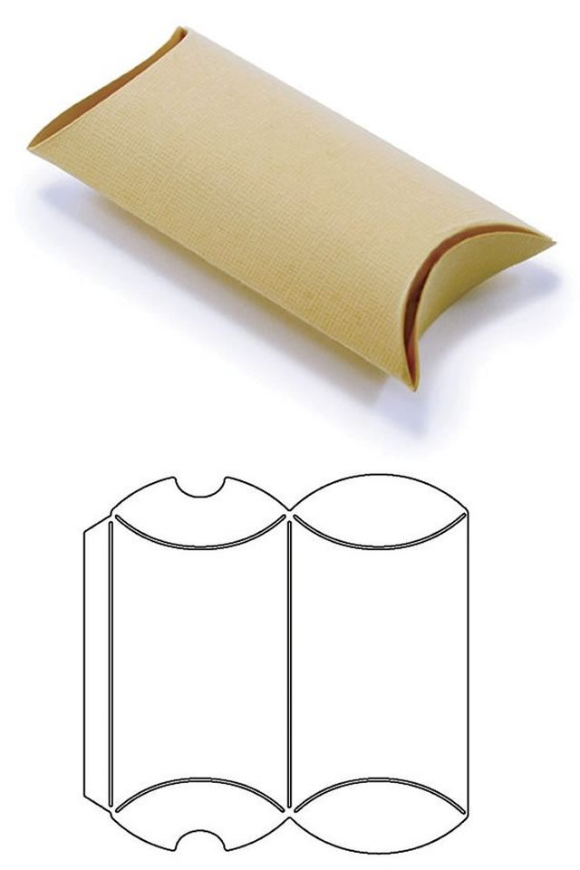 molde caixa papelão