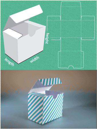 caixa personalizada para imprimir