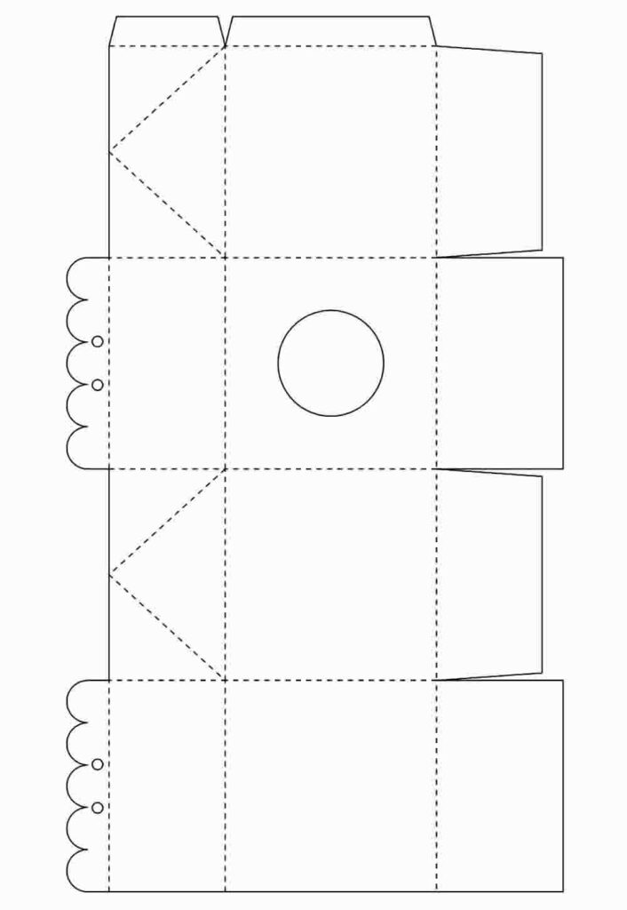 molde caixa presente casamento