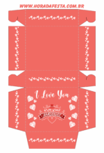 molde de caixa surpresa para imprimir