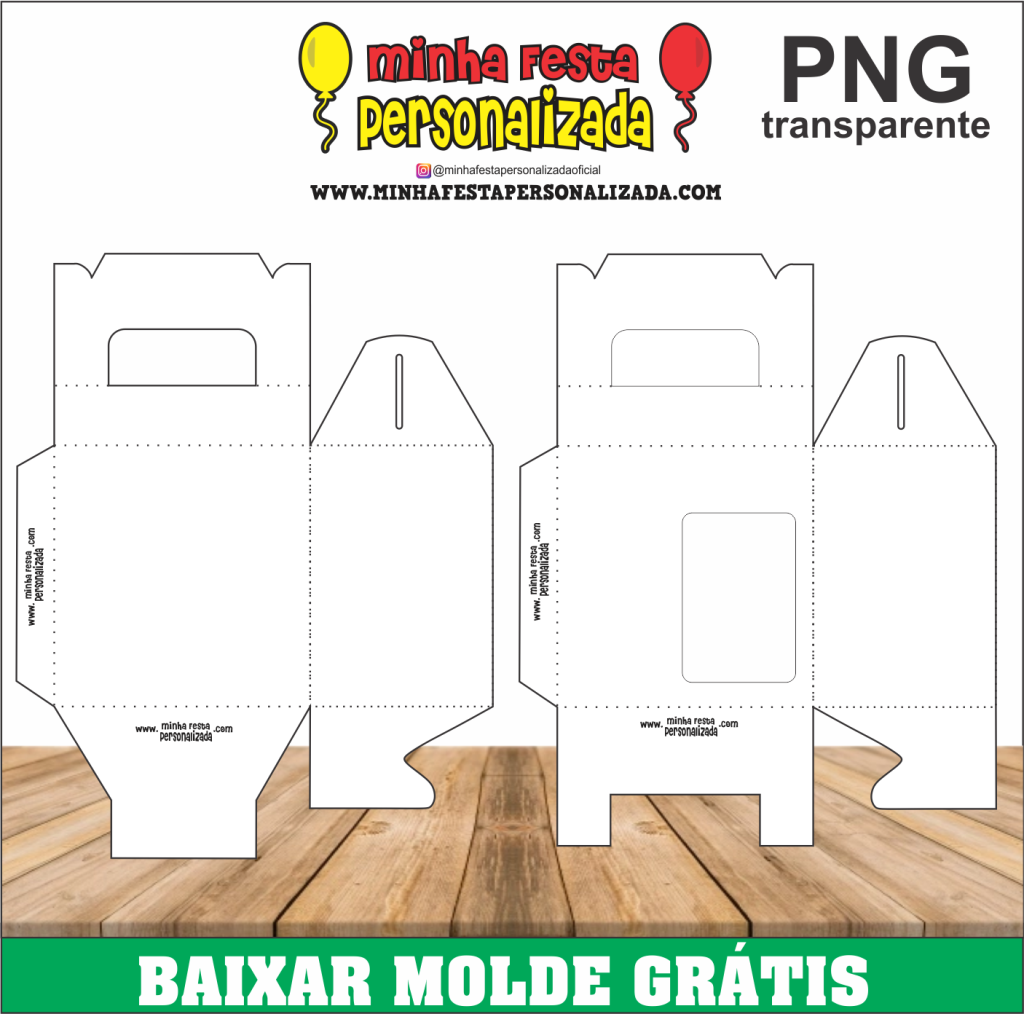 molde caixa lembrancinha a4 pdf