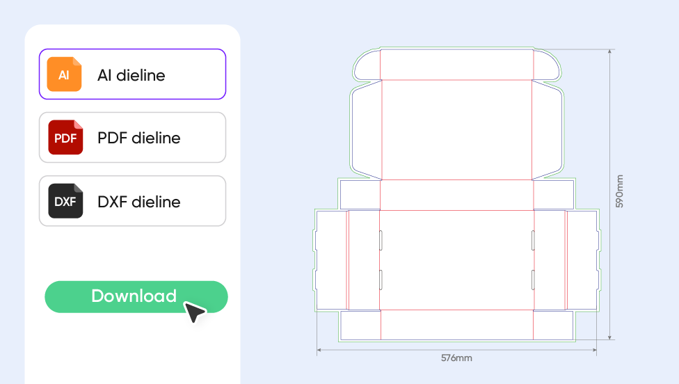 caixa personalizada pdf para imprimir