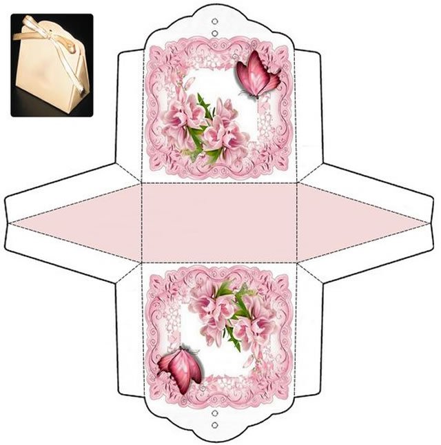 molde caixa lembrancinha a4 pdf