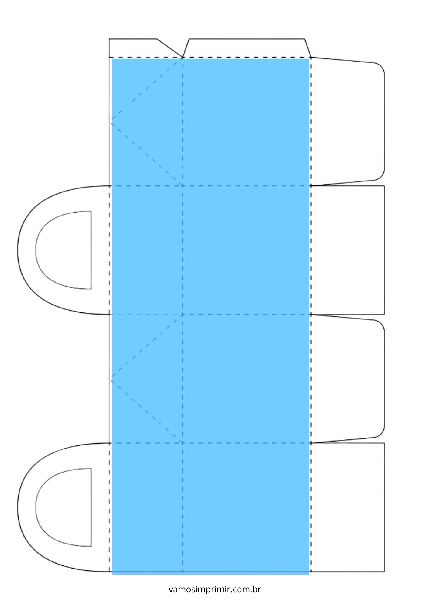 como fazer caixa de papelão a4 pdf