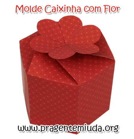 molde de caixa para presente