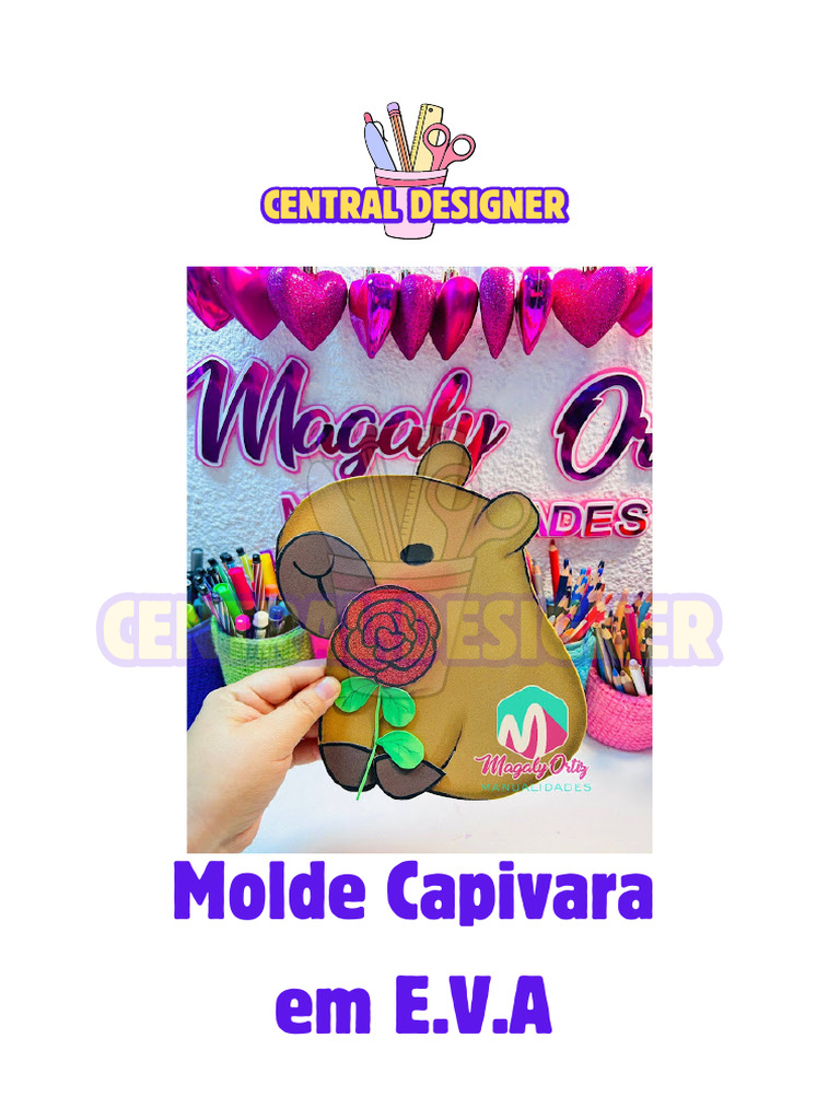 molde capivara biscuit