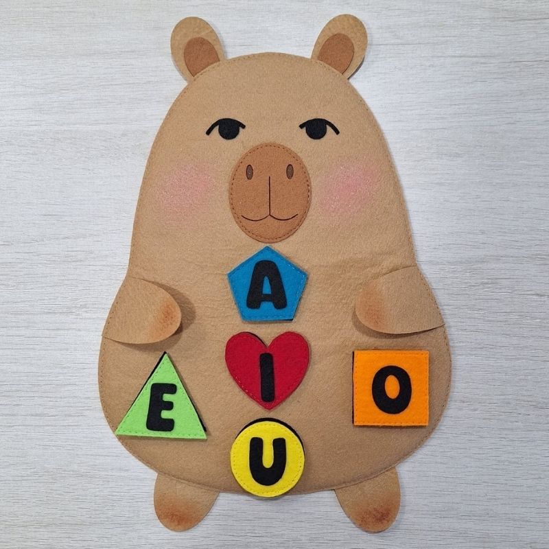 molde capivara para vela