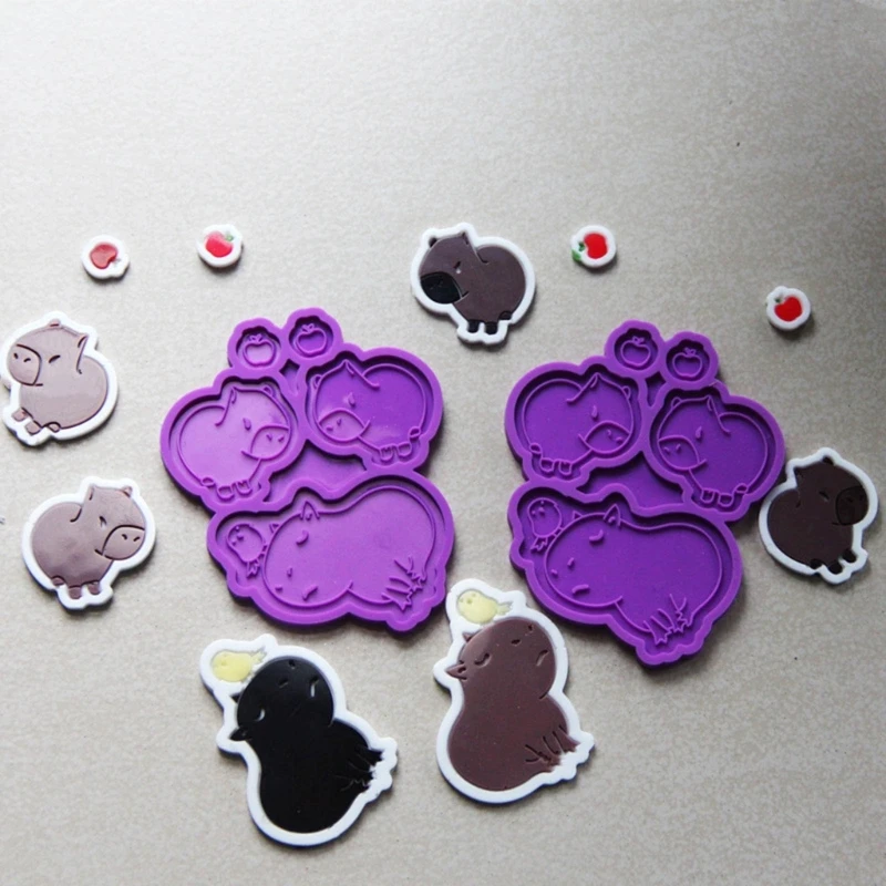 molde de capivara realista em eva