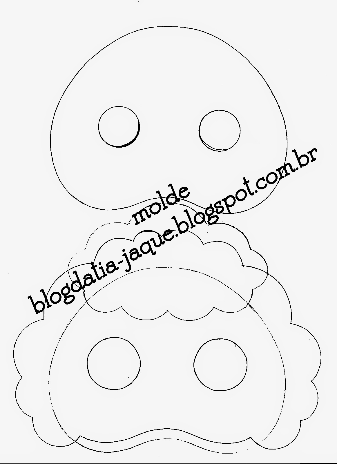 molde ovelha para feltro download