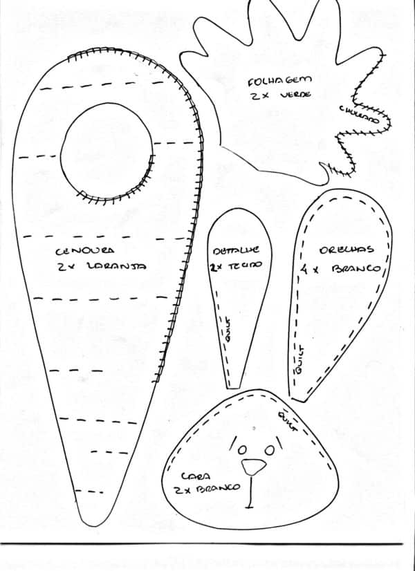 Como fazer cenoura de EVA