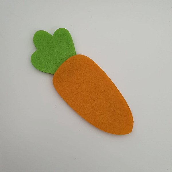 Molde de cenoura em EVA para feltro
