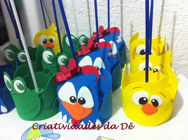 erros comuns ao fazer centro de mesa galinha pintadinha