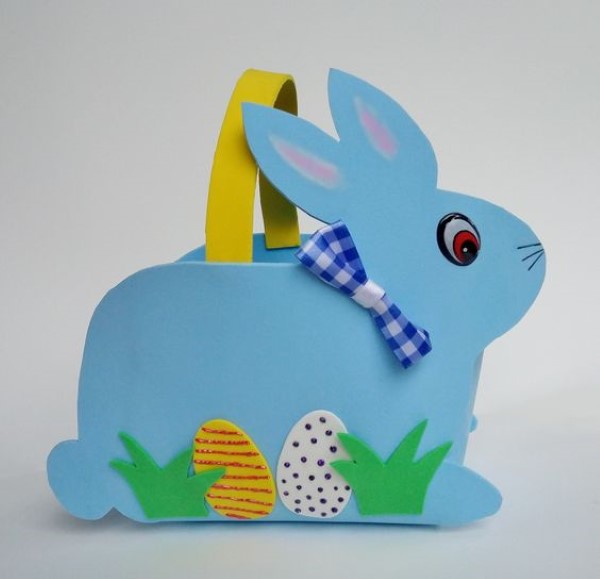 molde de cestinha de eva de coelho