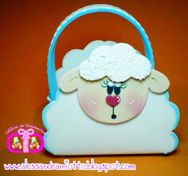 molde de cestinha de eva para pascoa com tampa