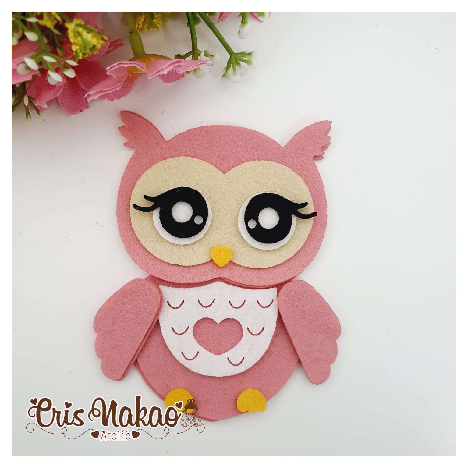 Passo a Passo: Chaveiro de Coruja em Feltro para Iniciantes